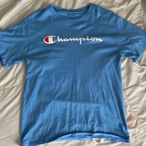 light blue Champion men’s T-Shirt